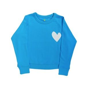 Kerri Rosenthal | Imperfect Heart French terry crewneck sweatshirt- Small